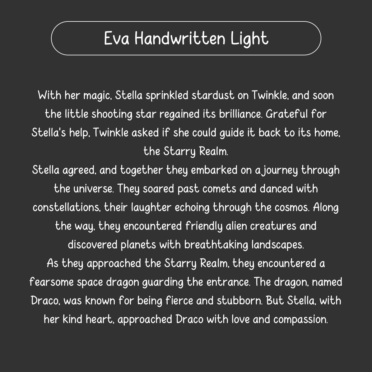 Eva Handwritten Font Light